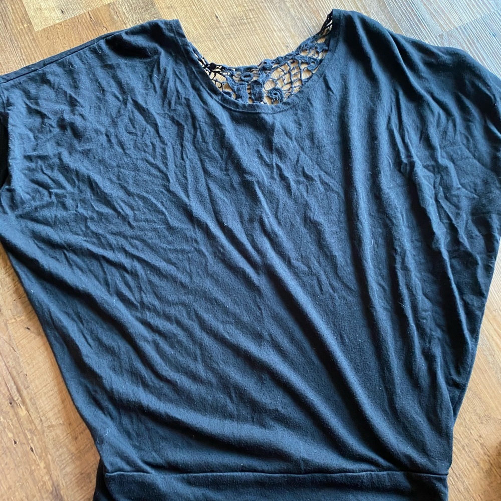 Small black dress shirt